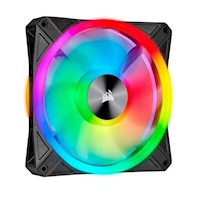 FAN CORSAIR DUAL QL140 RGB, 14CM, 550 - 1250 ±10% RPM, 6V - 13.2V, PWM CONTROL.